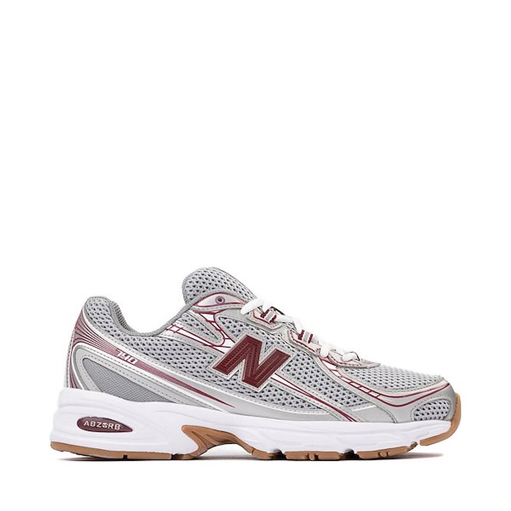New Balance 740 Athletic Shoe - Monarch Burgundy / Slate Grey