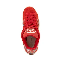 Womens adidas x Liberty London Campus '00s Athletic Shoe - Semi Lucid Red / Cream White Gold Metallic