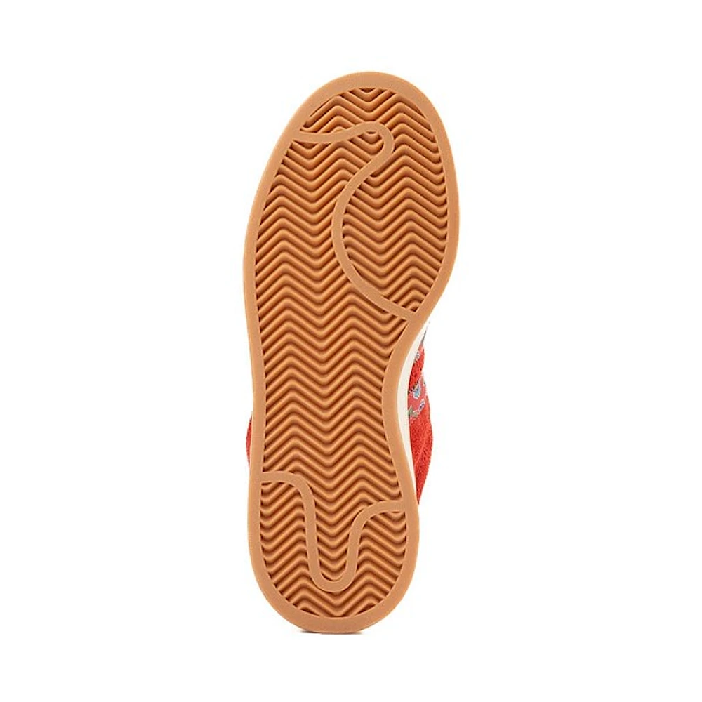 Womens adidas x Liberty London Campus '00s Athletic Shoe - Semi Lucid Red / Cream White Gold Metallic