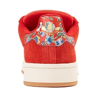 Womens adidas x Liberty London Campus '00s Athletic Shoe - Semi Lucid Red / Cream White Gold Metallic