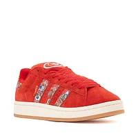 Womens adidas x Liberty London Campus '00s Athletic Shoe - Semi Lucid Red / Cream White Gold Metallic