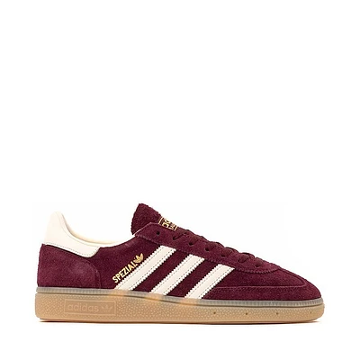 Womens adidas Handball Spezial Athletic Shoe - Maroon / Cream White Gold Metallic