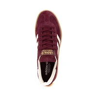 Womens adidas Handball Spezial Athletic Shoe - Maroon / Cream White Gold Metallic
