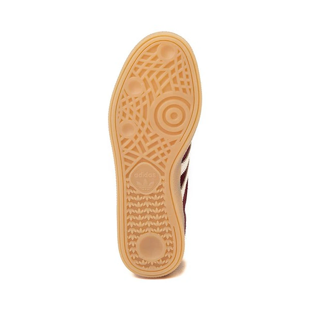 Womens adidas Handball Spezial Athletic Shoe - Maroon / Cream White Gold Metallic