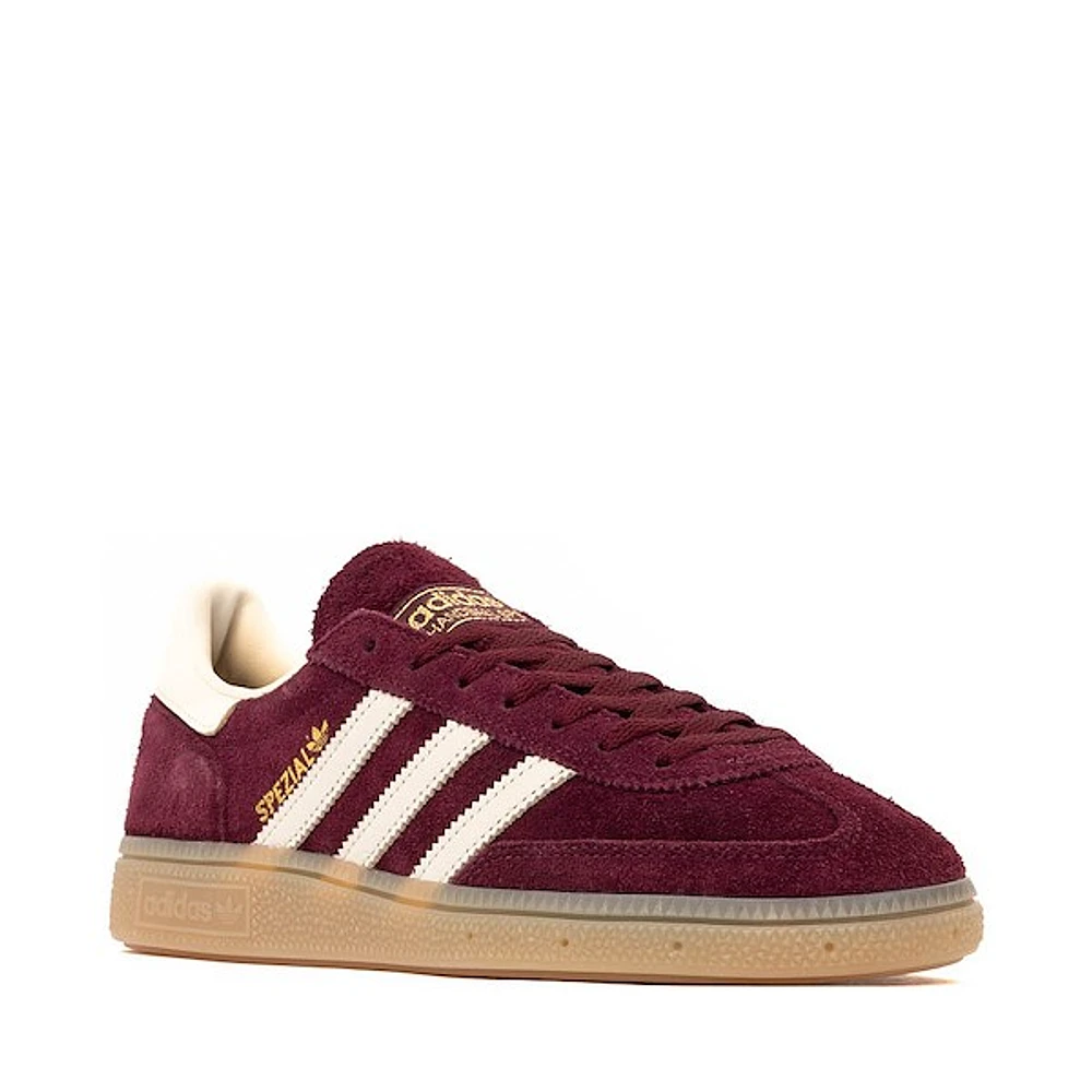 Womens adidas Handball Spezial Athletic Shoe - Maroon / Cream White Gold Metallic