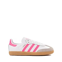 adidas Samba OG Athletic Shoe - Little Kid White / Lucid Pink