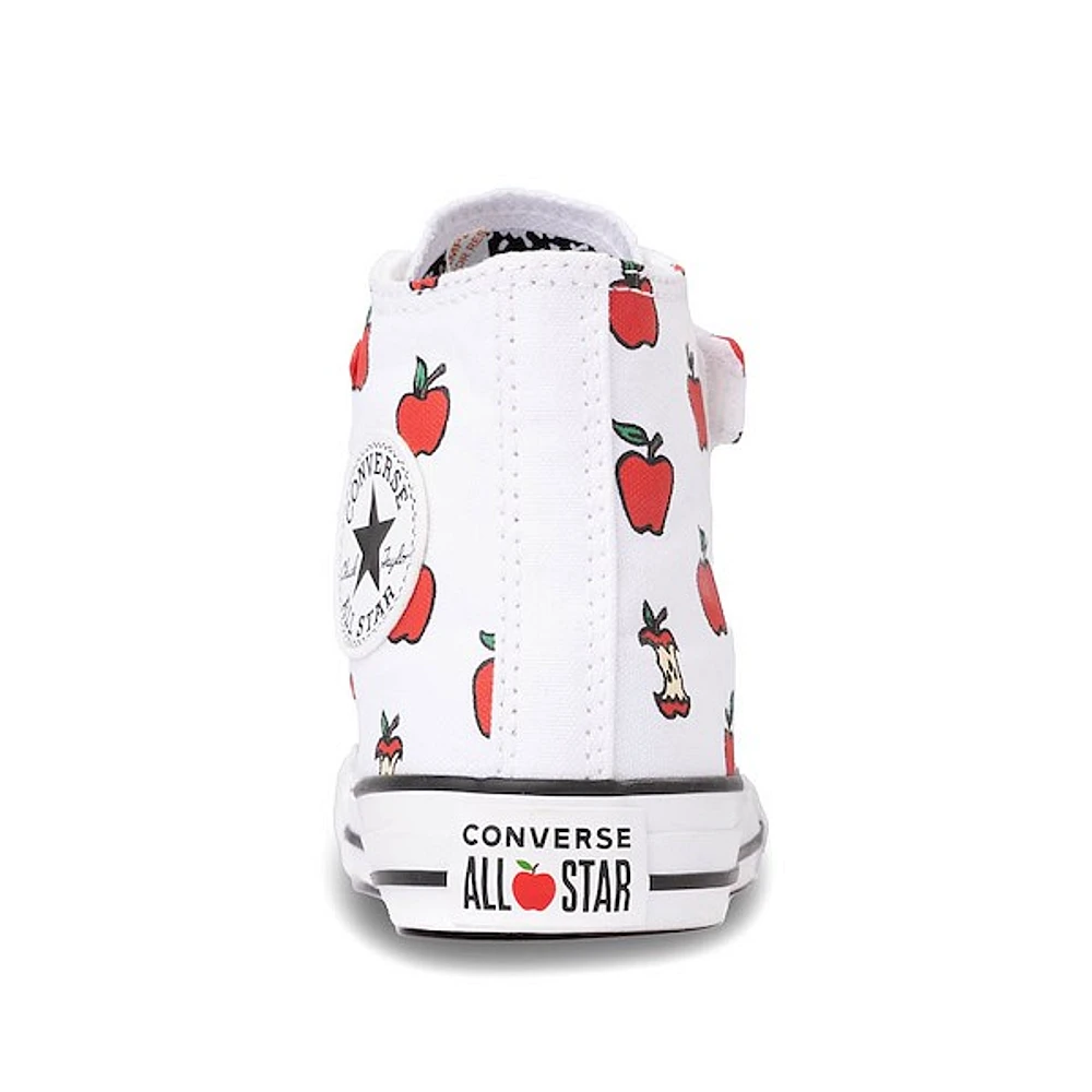 Converse Chuck Taylor All Star Apples Easy-On High-Top Sneaker - Little Kid White
