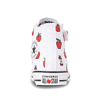 Converse Chuck Taylor All Star Apples Easy-On High-Top Sneaker - Little Kid White