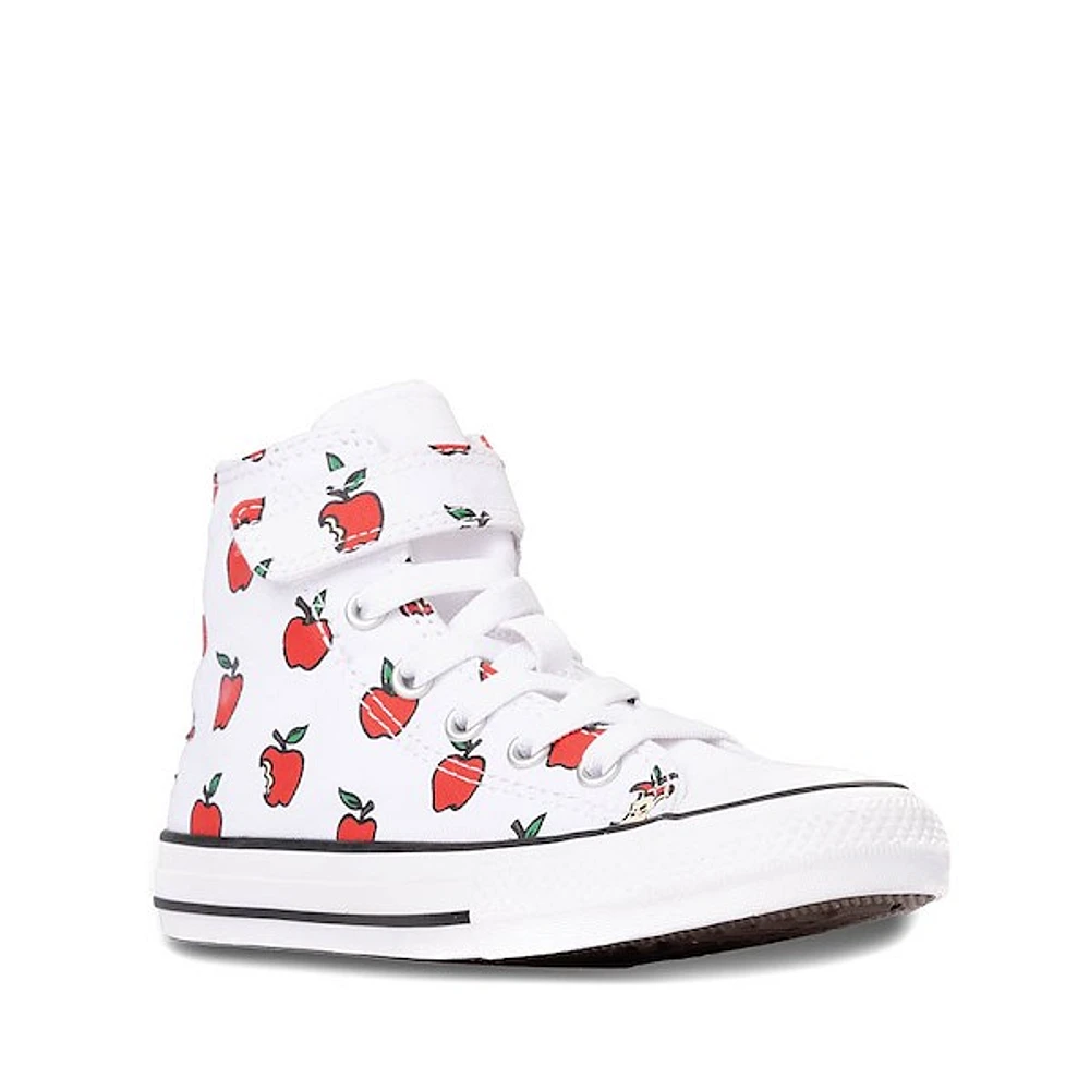 Converse Chuck Taylor All Star Apples Easy-On High-Top Sneaker - Little Kid White