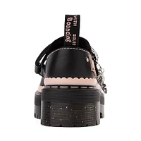 Womens Dr. Martens Kemsley Mary Jane Casual Shoe - Black / Powder Pink