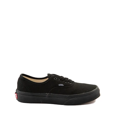 Vans Authentic Skate Shoe - Little Kid Black Monochrome