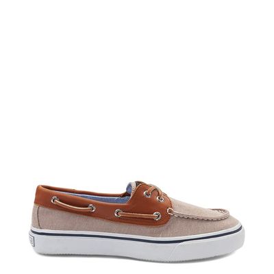 Mens Sperry Top-Sider Bahama Boat Shoe - Tan / Chambray