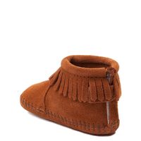 Minnetonka Back Flap Bootie - Baby / Toddler - Brown