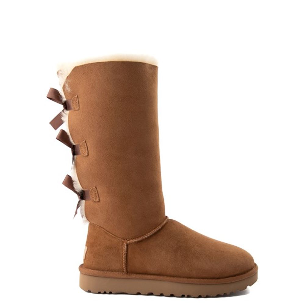 Womens UGG® Bailey Bow II Tall Boot - Chestnut