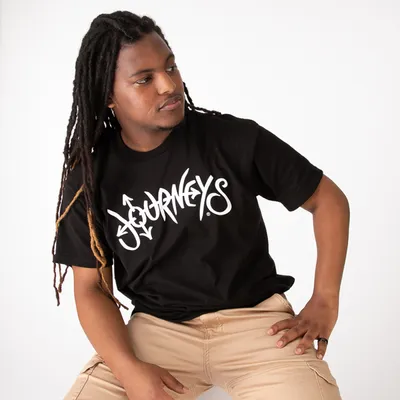Journeys Script Logo Tee - Black