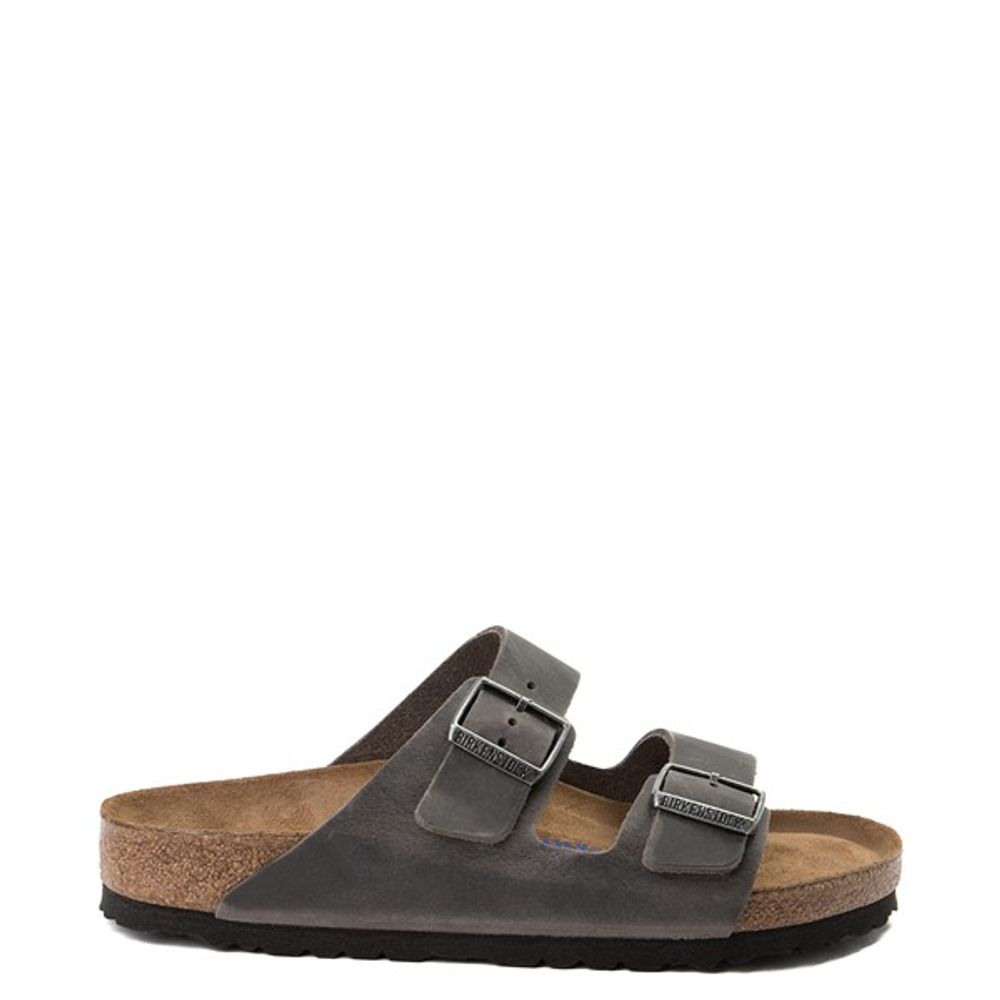 Mens Birkenstock Arizona Soft Footbed Sandal - Iron