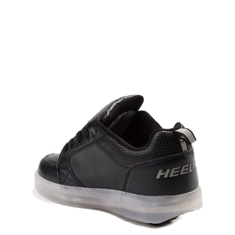 Mens Heelys Premium Lights Skate Shoe - Black