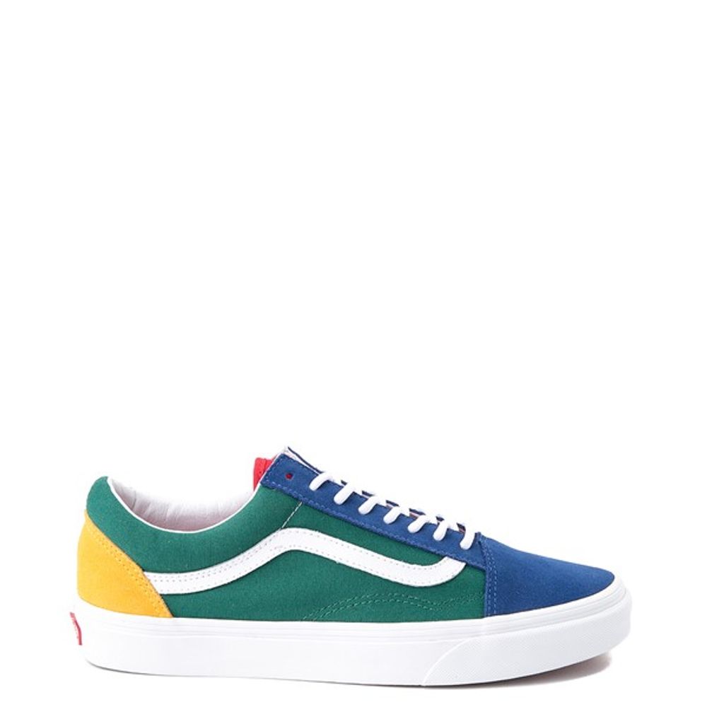 Vans Old Skool Skate Shoe - Blue / Green / Yellow