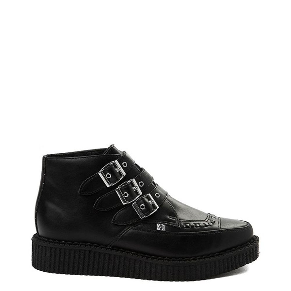 T.U.K. Womens Kitty Sneaker Boot Black