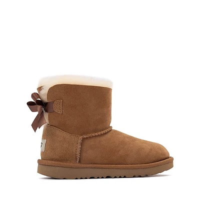 UGG® Mini Bailey Bow II Boot - Little Kid / Big Chestnut