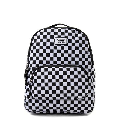 Vans Off the Wall Mini Checkered Backpack - Black / White
