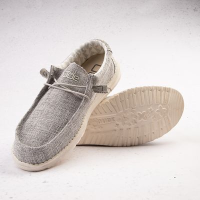 Mens Hey Dude Wally Blend Casual Shoe - Iron Gray