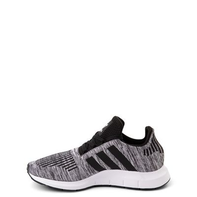 adidas Swift Run Athletic Shoe - Big Kid - Gray / Black