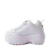 Womens Fila Disruptor Platform Wedge Athletic Shoe - White
