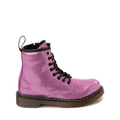 Dr. Martens 1460 8-Eye Glitter Boot - Little Kid / Big Pink