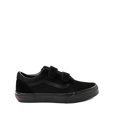 Vans Old Skool V Skate Shoe - Big Kid - Black Monochrome