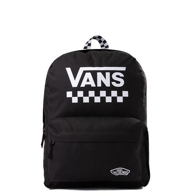 Vans Sporty Realm Checkerboard Backpack - Black / White