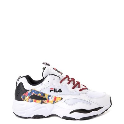 Mens Fila Ray Tracer Archive Athletic Shoe - White / Black Fire