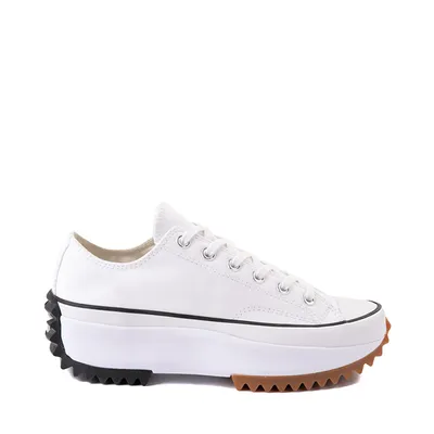 Converse Run Star Hike Lo Platform Sneaker - White / Black Gum