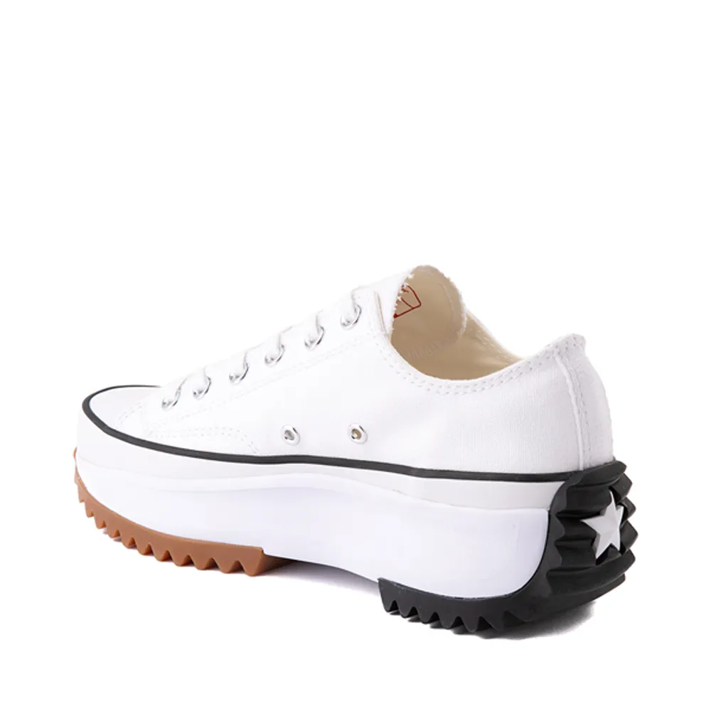 Converse Run Star Hike Lo Platform Sneaker - White / Black Gum