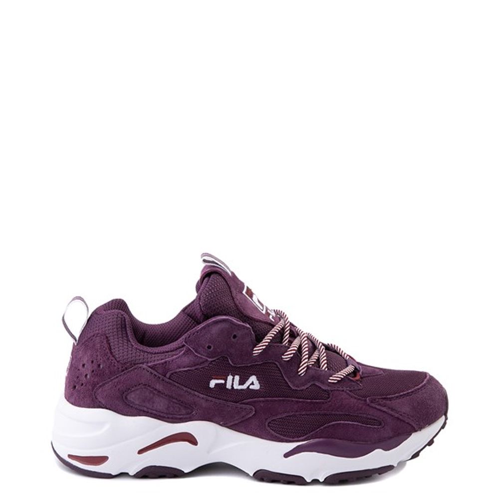 Womens Fila Ray Tracer Athletic Shoe - Purple / Rosewood White