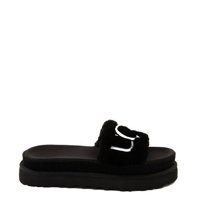 Womens UGG® Laton Fur Slide Sandal