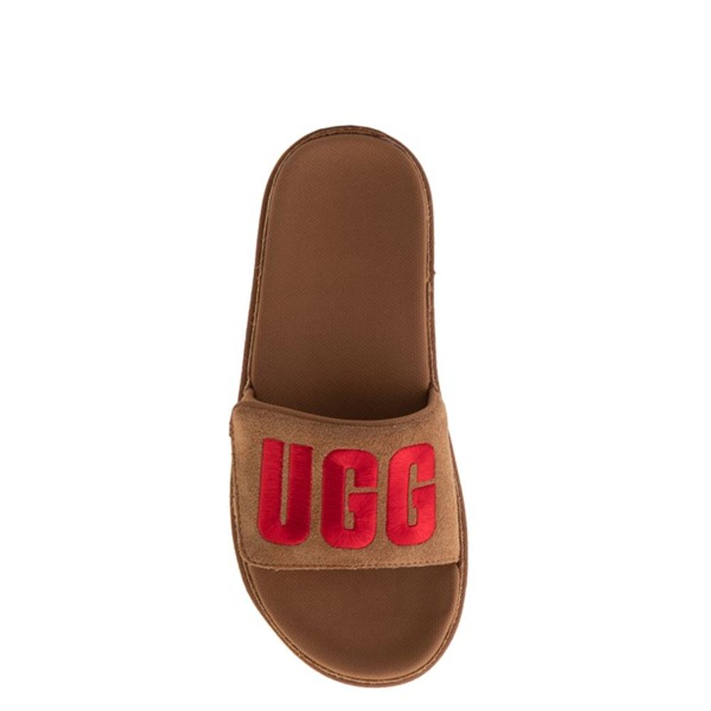 Womens UGG® Laton Slide Sandal - Chestnut