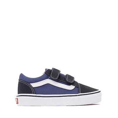Vans Old Skool V Skate Shoe - Little Kid Navy / Black