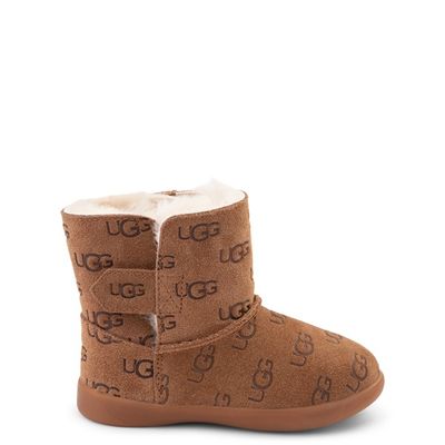 UGG® Keelan Embossed Boot - Toddler / Little Kid Chestnut