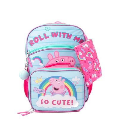 Peppa Pig Backpack Set - Pink / Blue