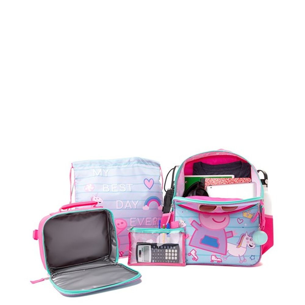 Peppa Pig Backpack Set - Pink / Blue