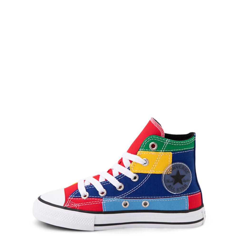 Converse Chuck Taylor All Star Hi Sneaker - Little Kid Patchwork Color-Block