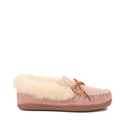 Womens Minnetonka Alpine Sheepskin Moc Casual Shoe - Blush