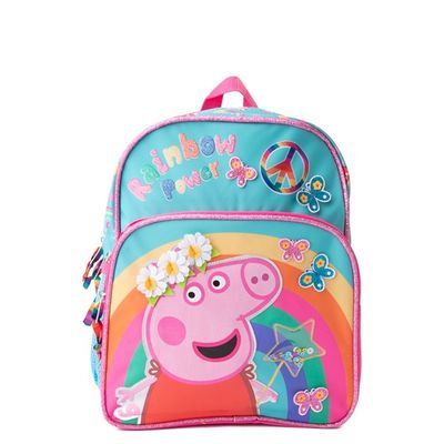 Peppa Pig Rainbow Power Backpack - Blue / Pink
