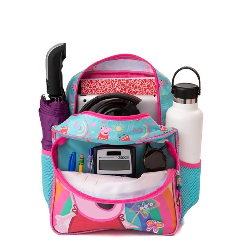 Peppa Pig Rainbow Power Backpack - Blue / Pink