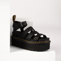 Womens Dr. Martens Blaire Platform Sandal - Black