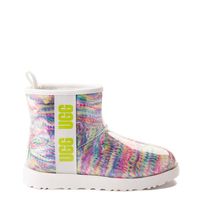 Womens UGG® Classic Clear Mini II Pixelate Boot - Multicolor