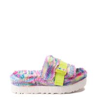 Womens UGG® Fluffita Pixelate Slide Sandal - Multicolor