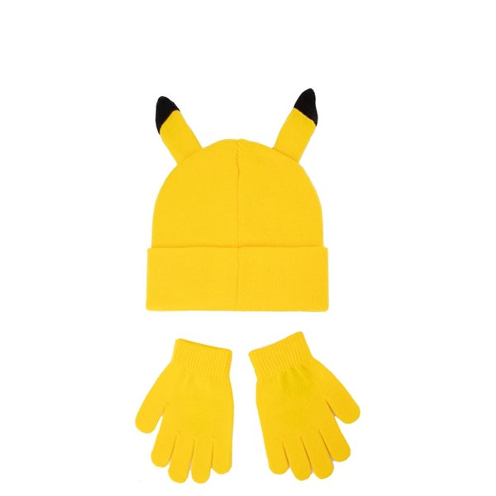 Pikachu Beanie Set - Little Kid - Yellow