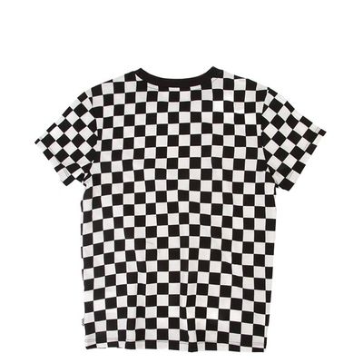 Womens Vans Drop V Checkerboard Tee - Black / White